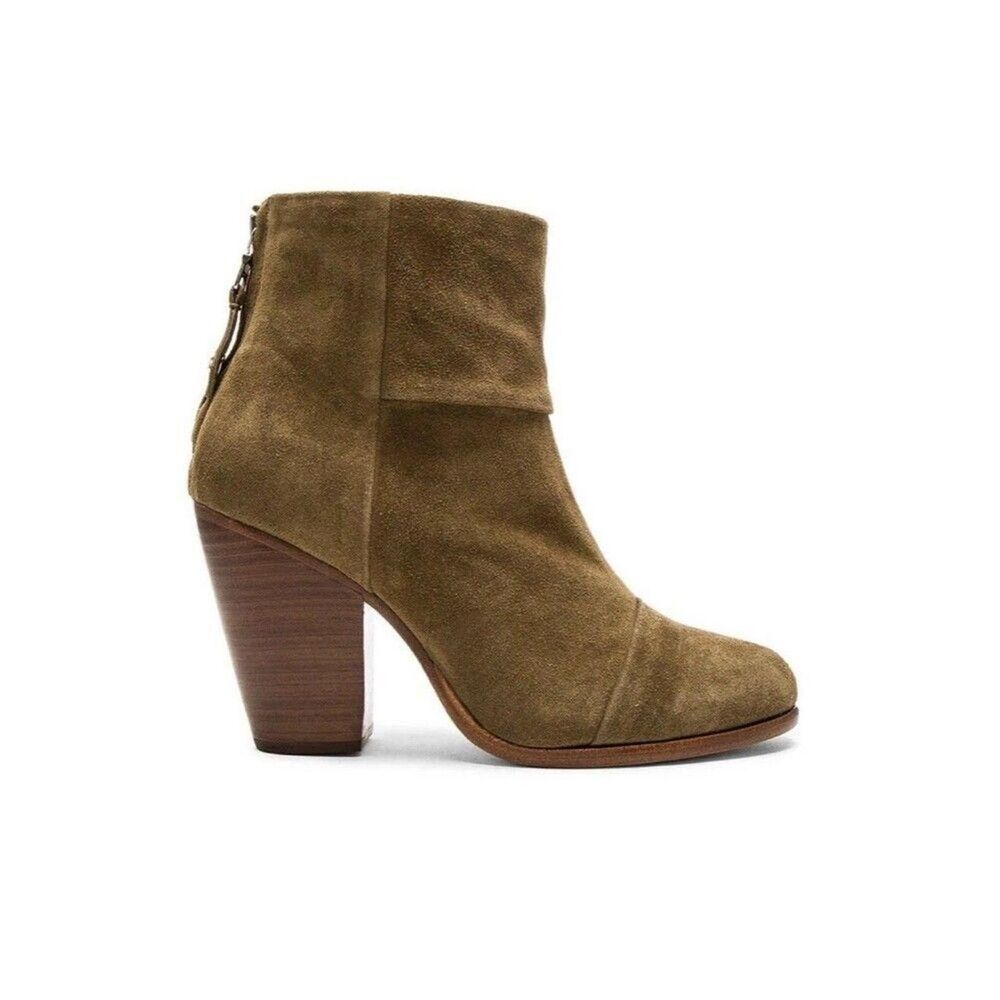 Rag and Bone Women's Beige Boots 90s Y2K Festival